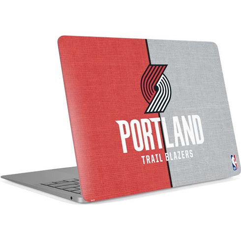 NBA Portland Trail Blazers Canvas Apple MacBook Air Skin