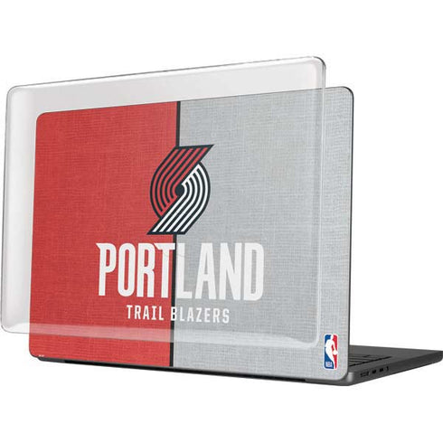 NBA Portland Trail Blazers Canvas MacBook Pro 14in (2021-24) Case plus Skin