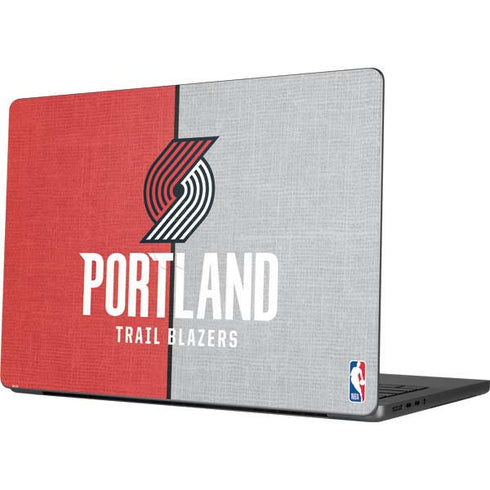 NBA Portland Trail Blazers Canvas Apple MacBook Pro 14-inch Skin