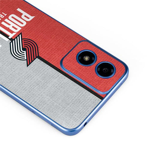 NBA Portland Trail Blazers Canvas Moto G Play 4G (2024) Skin