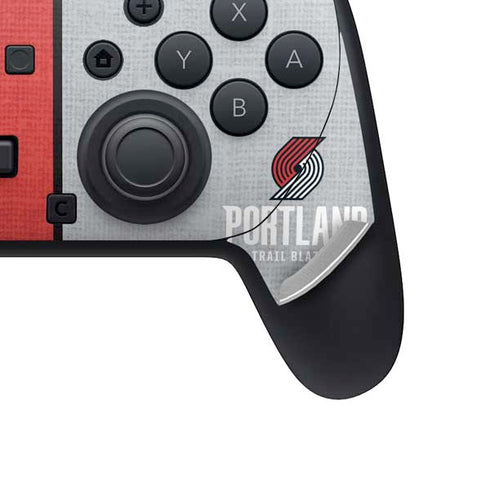 NBA Portland Trail Blazers Canvas Nintendo Switch 2 (2025) Pro Controller Skin