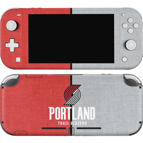 NBA Portland Trail Blazers Canvas Nintendo Switch Lite Skin
