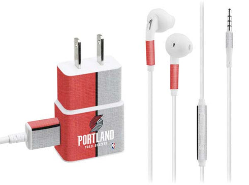 NBA Portland Trail Blazers Canvas Phone Charger Skin