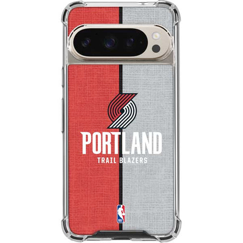 NBA Portland Trail Blazers Canvas Pixel 9/9 Pro Clear Case