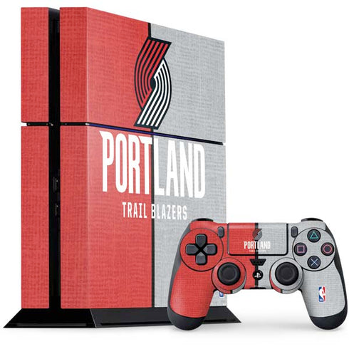 NBA Portland Trail Blazers Canvas PlayStation PS4 Skins