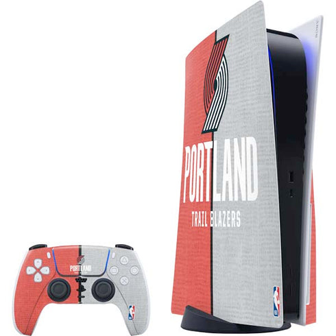 NBA Portland Trail Blazers Canvas PlayStation PS5 Skins