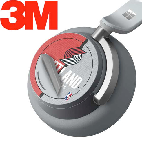 NBA Portland Trail Blazers Canvas Surface Headphones Skin