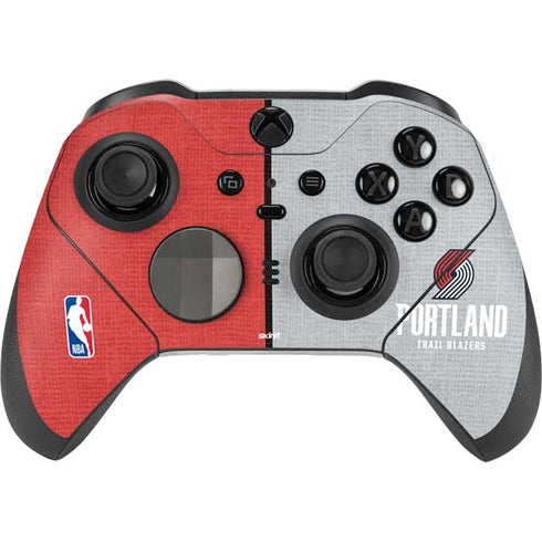 NBA Portland Trail Blazers Canvas Xbox Elite Wireless Controller Series 2 Skin