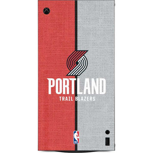 NBA Portland Trail Blazers Canvas XBox Series X Digital Edition Console Skin