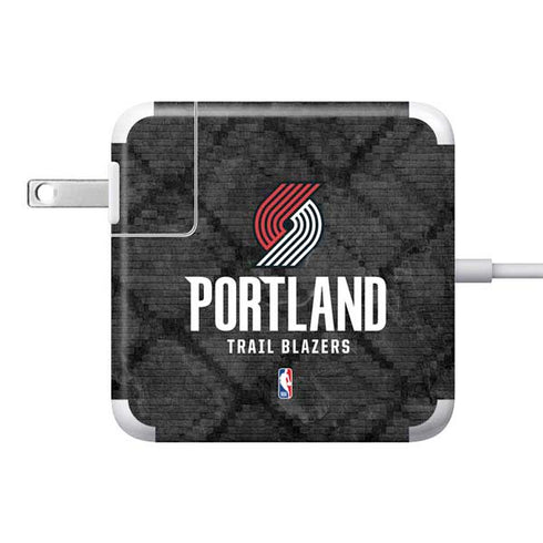 NBA Portland Trail Blazers Dark Rust 85W Power Adapter (15 and 17 inch MacBook Pro Charger) Skin