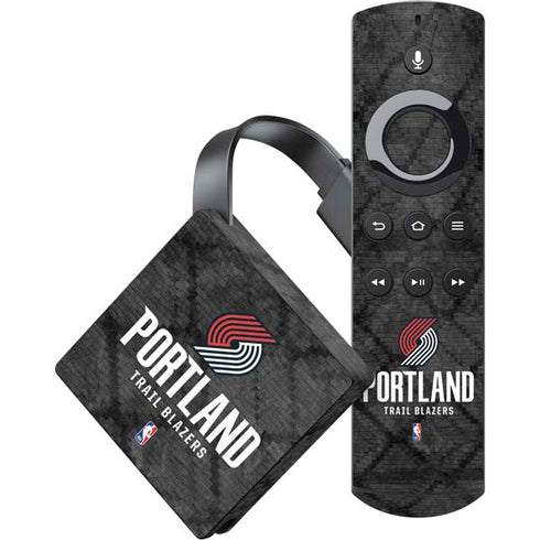 NBA Portland Trail Blazers Dark Rust Amazon Fire TV Skin
