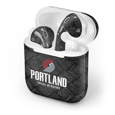 NBA Portland Trail Blazers Dark Rust Apple AirPods Skin