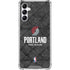 NBA Portland Trail Blazers Dark Rust Gabb Phone 4 Clear Case