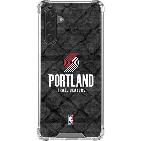 NBA Portland Trail Blazers Dark Rust Galaxy A17 Clear Case