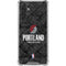 NBA Portland Trail Blazers Dark Rust Galaxy A17 Clear Case