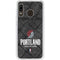 NBA Portland Trail Blazers Dark Rust Galaxy A20 Clear Case