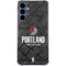 NBA Portland Trail Blazers Dark Rust Galaxy A35 5G Clear Case