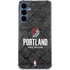 NBA Portland Trail Blazers Dark Rust Galaxy A35 5G Clear Case