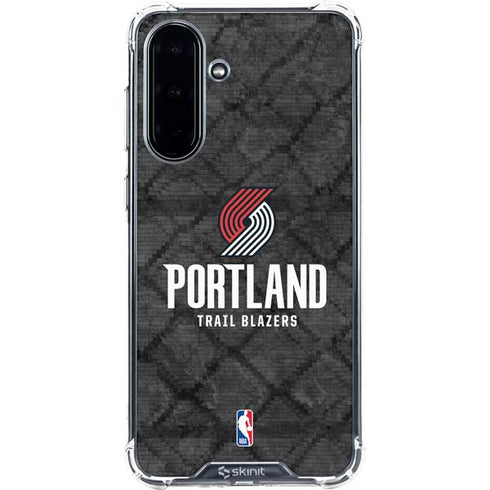 NBA Portland Trail Blazers Dark Rust Galaxy A36 5G Clear Case