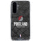 NBA Portland Trail Blazers Dark Rust Galaxy A36 5G Clear Case
