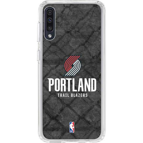 NBA Portland Trail Blazers Dark Rust Galaxy A50 Clear Case