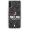 NBA Portland Trail Blazers Dark Rust Galaxy A50 Clear Case