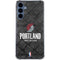 NBA Portland Trail Blazers Dark Rust Galaxy A55 5G Clear Case