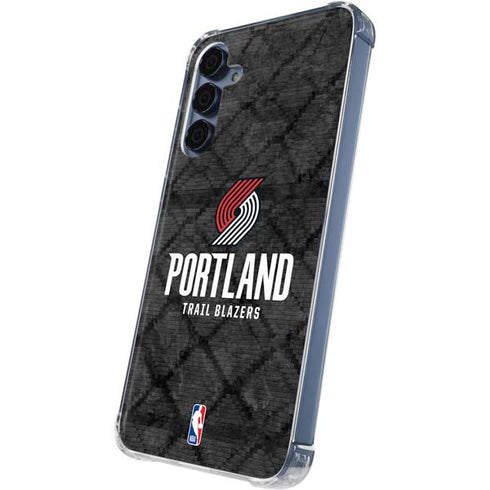 NBA Portland Trail Blazers Dark Rust Galaxy A55 5G Clear Case