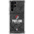 NBA Portland Trail Blazers Dark Rust Galaxy S23 Ultra Clear Case