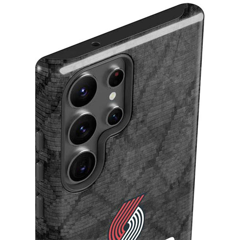 NBA Portland Trail Blazers Dark Rust Galaxy S23 Ultra Pro Case
