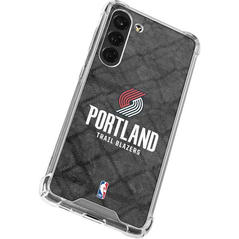 NBA Portland Trail Blazers Dark Rust Galaxy S24 FE Clear Case