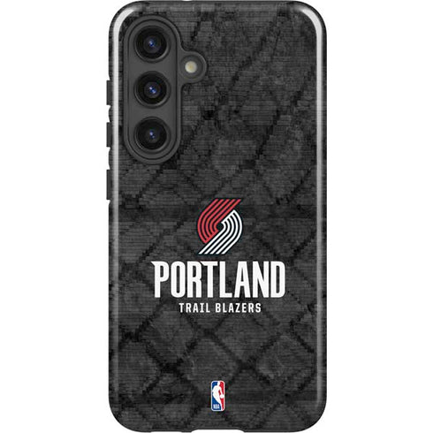 NBA Portland Trail Blazers Dark Rust Galaxy S25 Impact Case