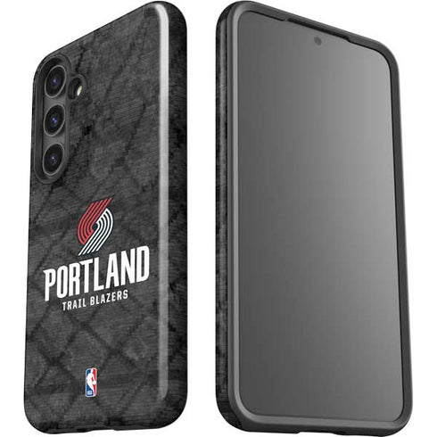 NBA Portland Trail Blazers Dark Rust Galaxy S25 Impact Case