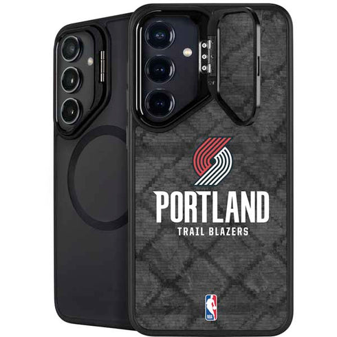 NBA Portland Trail Blazers Dark Rust Galaxy S25 Kickstand Case