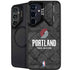 NBA Portland Trail Blazers Dark Rust Galaxy S24 Plus Kickstand Case