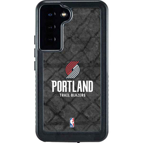 NBA Portland Trail Blazers Dark Rust Galaxy S24 Plus Waterproof Case