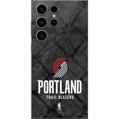 NBA Portland Trail Blazers Dark Rust Galaxy S24 Ultra Skin