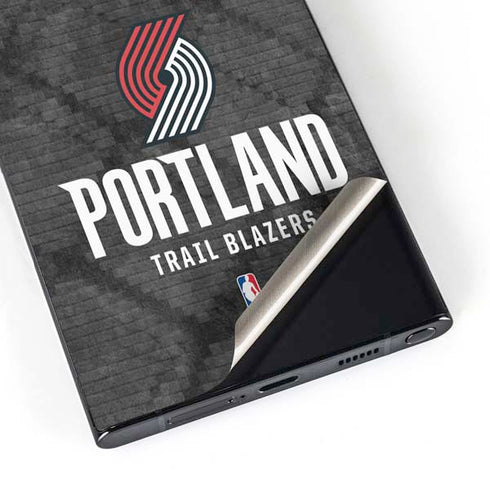 NBA Portland Trail Blazers Dark Rust Galaxy S24 Ultra Skin