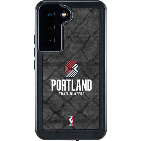 NBA Portland Trail Blazers Dark Rust Galaxy S24 Waterproof Case