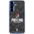 NBA Portland Trail Blazers Dark Rust Galaxy S25 Clear Case