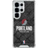 NBA Portland Trail Blazers Dark Rust Galaxy S25 Ultra Clear Case