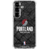 NBA Portland Trail Blazers Dark Rust Galaxy S26 Clear Case