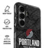 NBA Portland Trail Blazers Dark Rust Galaxy S26 Impact Case