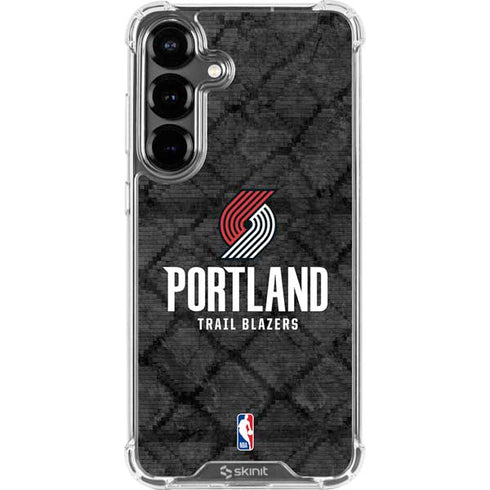 NBA Portland Trail Blazers Dark Rust Galaxy S26 Plus Clear Case