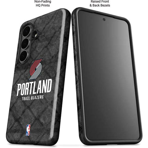 NBA Portland Trail Blazers Dark Rust Galaxy S26 Plus Impact Case