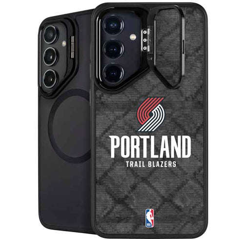 NBA Portland Trail Blazers Dark Rust Galaxy S26 Plus Kickstand Case