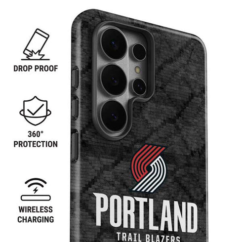 NBA Portland Trail Blazers Dark Rust Galaxy S26 Ultra Impact Case