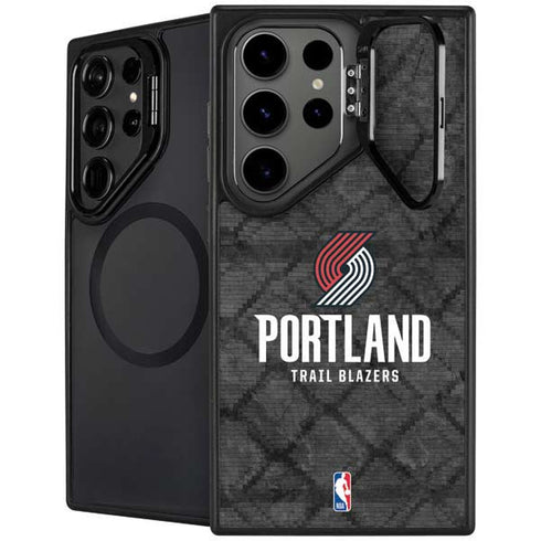 NBA Portland Trail Blazers Dark Rust Galaxy S26 Ultra Kickstand Case