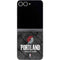 NBA Portland Trail Blazers Dark Rust Galaxy Z Flip6 Skin
