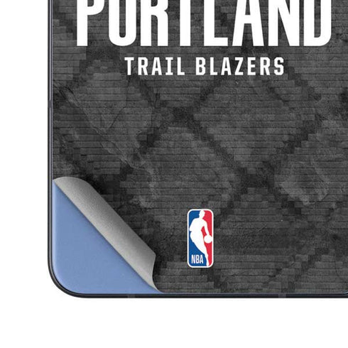 NBA Portland Trail Blazers Dark Rust Galaxy Z Fold5 5G Skin